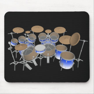 10 Stück-Trommel-Ausrüstung: Blaue Steigung: Mousepad