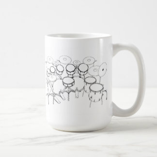 10 Stück-Trommel-Ausrüstung: Schwarzes u. Tasse