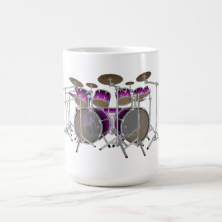 10 Stück-Trommel-Ausrüstung: Violette Steigung: Kaffeetasse
