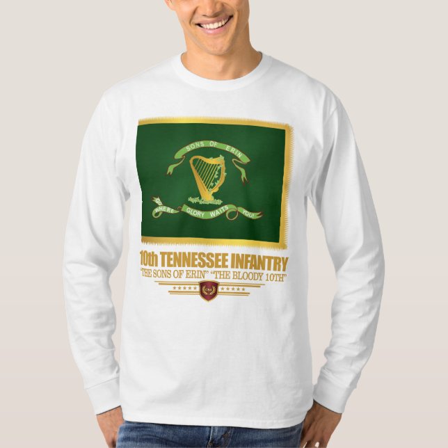 10. Tennessee Infanterie T-Shirt (Vorderseite)