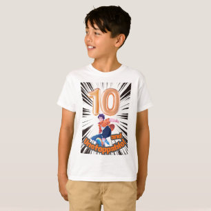 10 und unaufhaltsame Jungen-Geburtstag T-Shirt