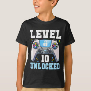 10 Video Game 10. Geburtstag Gamer Boys Ki T-Shirt