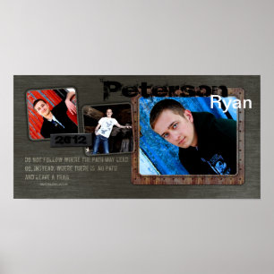 10"x20" 3-fach SENIOR-Collage Montage Urban Blade Poster