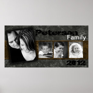 10"x20" 4-Fach-Familien-Collage-Montage mit Tintef Poster