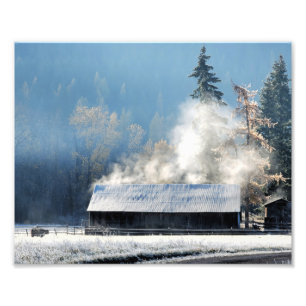 10" x8" Foto drucken     Misty Barn