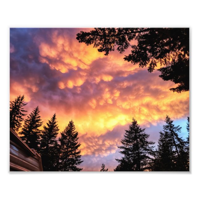 10" x8" Foto drucken || Trailer Sunset (Vorne)