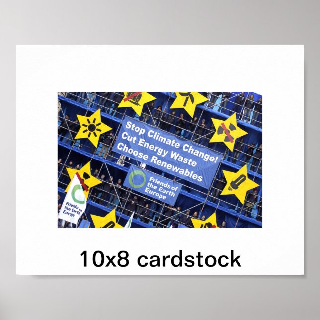 10 x 8 Karton Poster (Vorne)