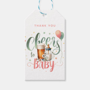 10 x COED Cheers to Baby ist Bierbrauen Flaschen Geschenkanhänger