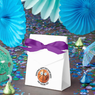 10 x Custom Basketball BLAU EYES Happy Face Geschenkschachtel
