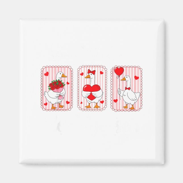 10 Years His Valentine _ Anniversary Couples Valen Magnet (Vorne)