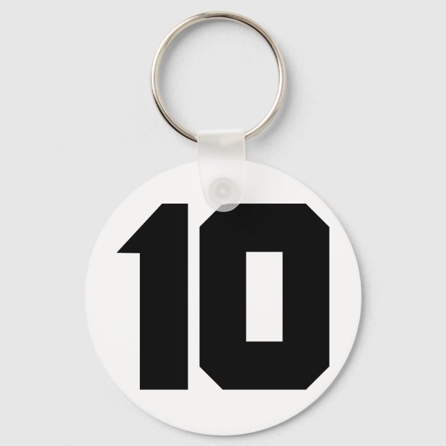 10 zehn schlüsselanhänger (Vorderseite)