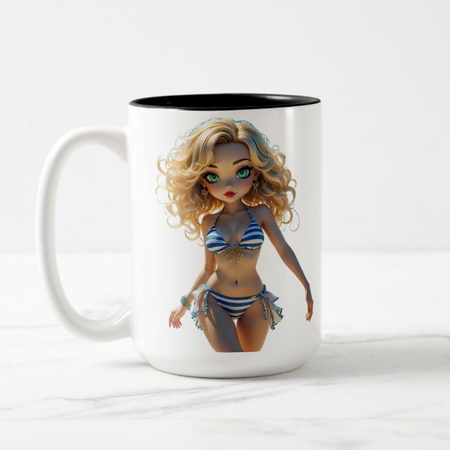 10A Dollz von: Svace - Serie 01 Zweifarbige Tasse (Links)