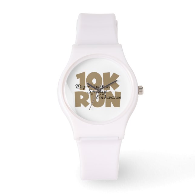 10K Lauf Tan Sports Running Armbanduhr (Vorderseite)