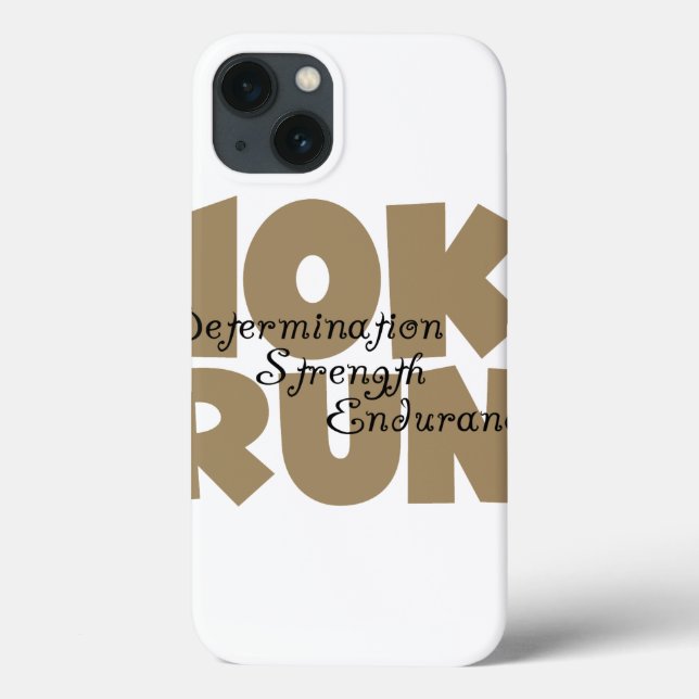 10K Lauf Tan Sports Running Case-Mate iPhone Hülle (Rückseite)