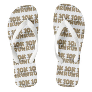 10K Lauf Tan Sports Running Flip Flops