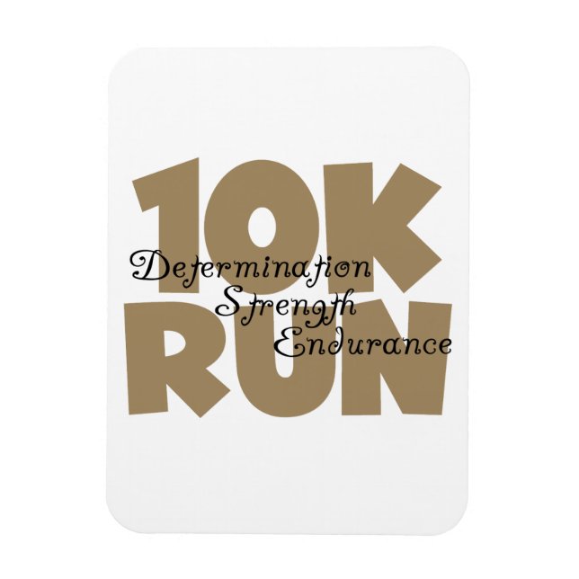 10K Lauf Tan Sports Running Magnet (Vertikal)