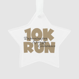 10K Lauf Tan Sports Running Ornament