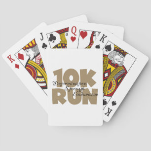 10K Lauf Tan Sports Running Spielkarten