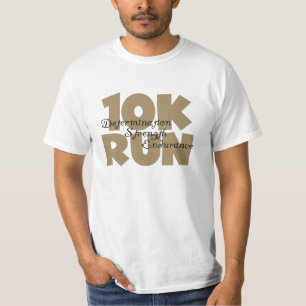 10K Lauf Tan Sports Running T-Shirt