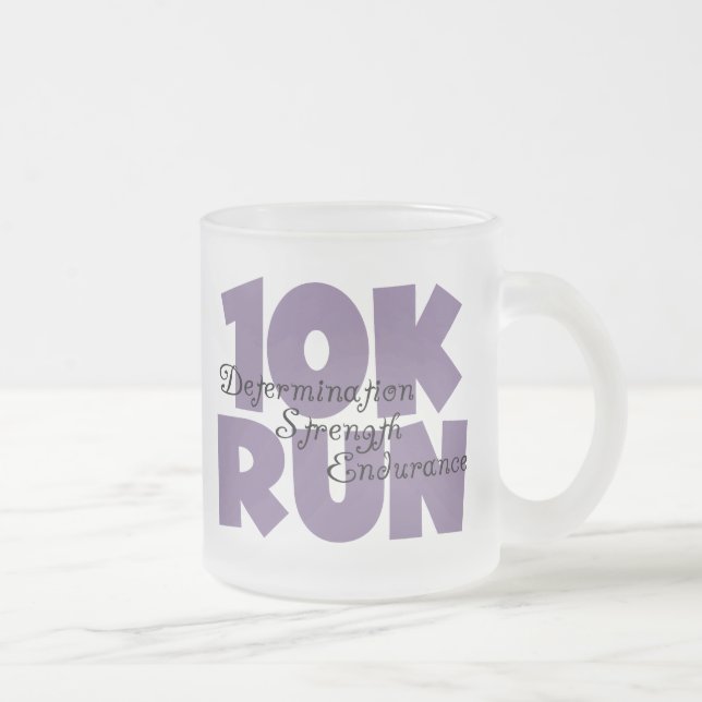 10K Lila laufen Mattglastasse (Rechts)