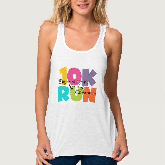 10K Multi ausführen Tank Top (Vorderseite)