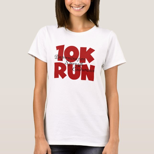 10K Run Red T-Shirt (Vorderseite)