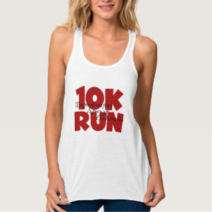 10K Run Red Tank Top