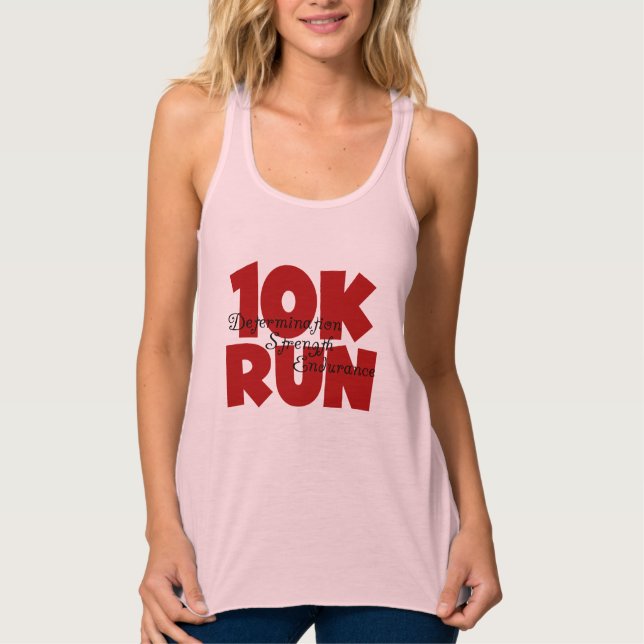 10K Run Red Tank Top (Vorderseite)