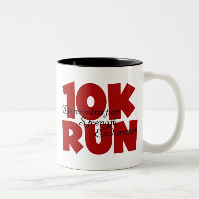 10K Run Red Zweifarbige Tasse (Rechts)