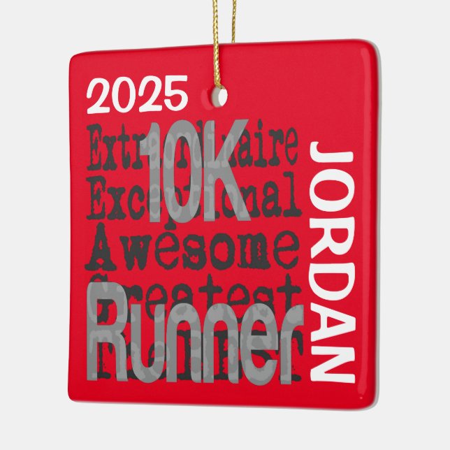 10K Runner Extraordinaire CUSTOM Keramikornament (Links)