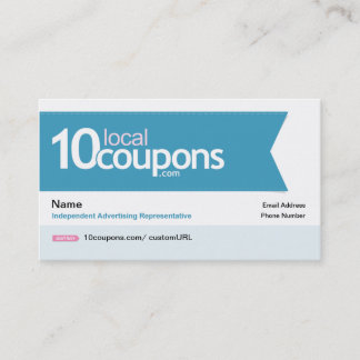 10LocalCoupons.com-Visitenkarte Visitenkarte