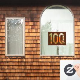 10Q = Thank You a Hundredfold Fensteraufkleber