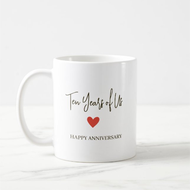 10th Anniversary – Ten Years of Us Kaffeetasse (Links)