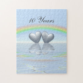 10th Anniversary Tin Hearts Puzzle