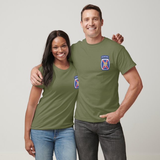10th Mountain Division Gebirgsjägerabzeichen T-Shirt (Unisex)