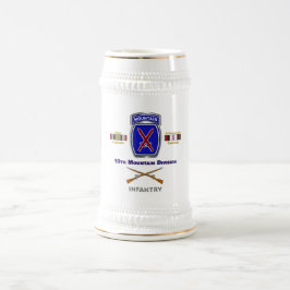 10th Mountain Division Iraq & Afghanistan Veteran Bierglas