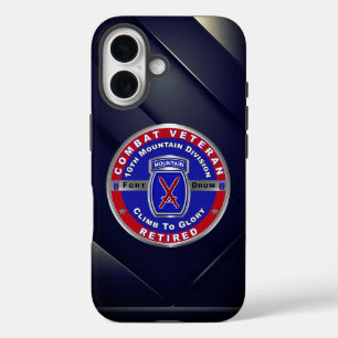 10th Mountain Division Veteran im Ruhestand iPhone 16 Hülle