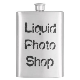 10tshirts.com Anpassbarer Flask Liquid Foto Shop Flachmann