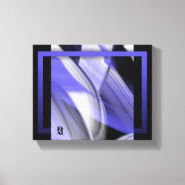 10x8" Lavendel Moon Trend Abstrakt Art Violet Leinwanddruck