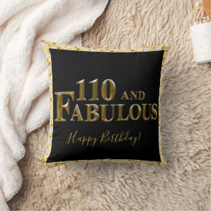 110 Geburtstag Kissen