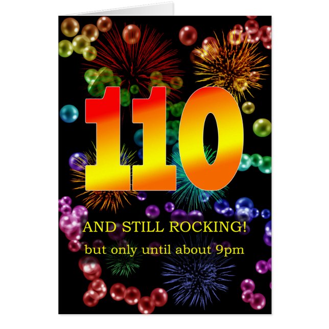 110. Geburtstag noch rocken (Vorne)