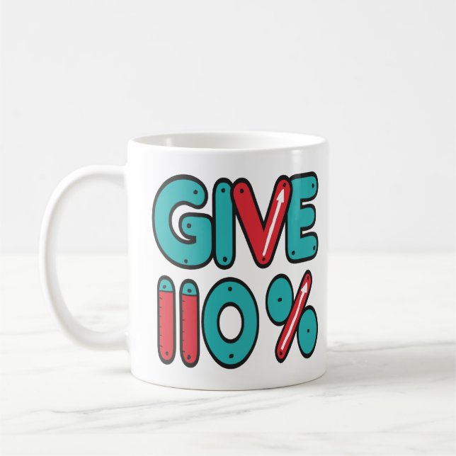 110 % maximale Belastung Kaffeetasse (Links)