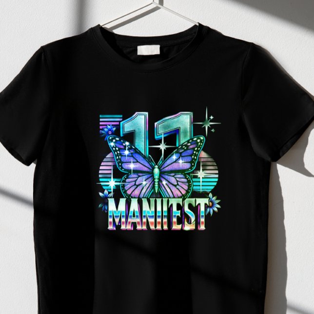 111 Manifest Basic Dark T - Shirt (Von Creator hochgeladen)