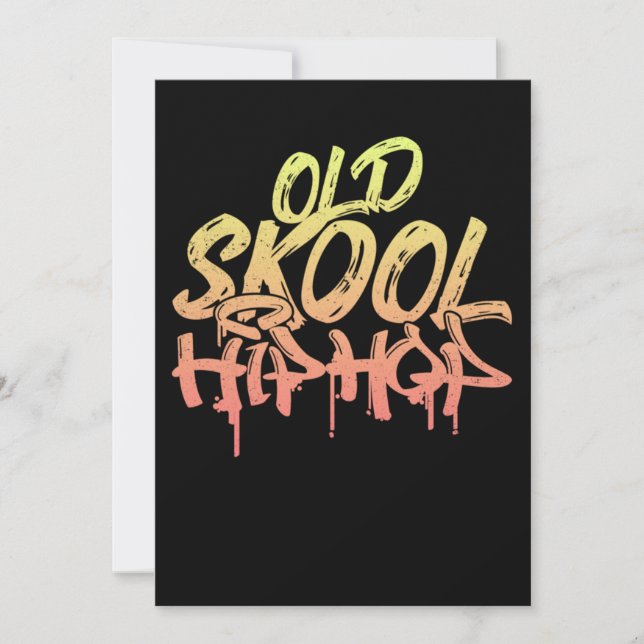 111.Old Skool Hip Hop 90s Music TShirt Save The Date (Vorderseite)