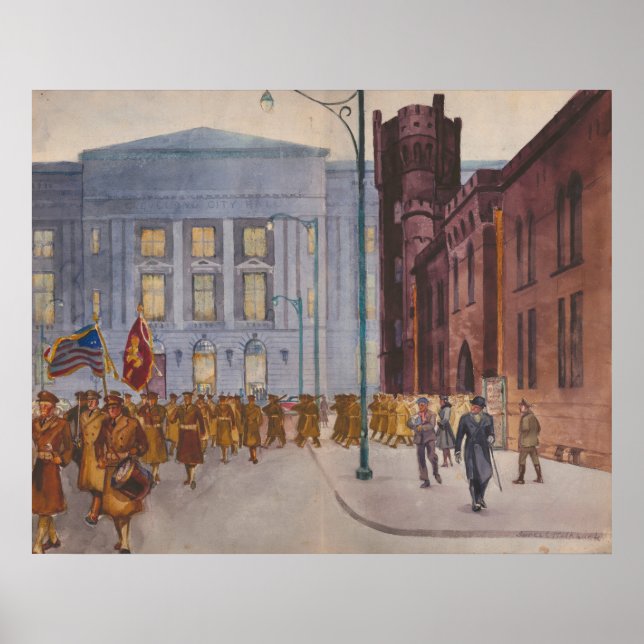 112. Ingenieure im Waffenlager Cleveland - 1940 Poster (Vorne)