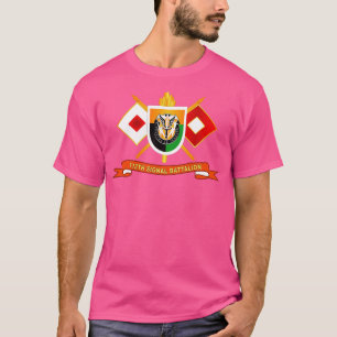 112. Signal Battalion w Signal Branch Flash w Br T-Shirt
