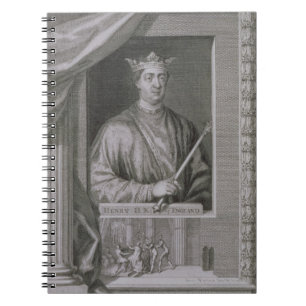 (1133-89) König Henry-II England ab 1154, von Notizblock