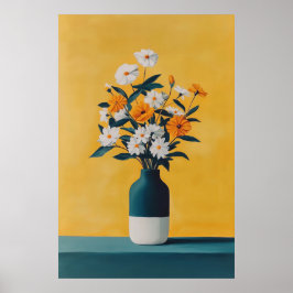 1139 Kraft und Ruhe eines Blumenminimalismus - Hi Poster