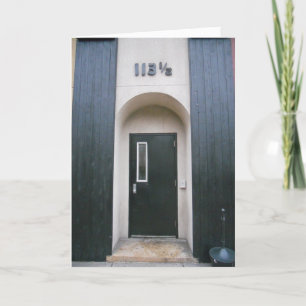 "113 & ein halbes Gebäude" Geburtskarte Karte