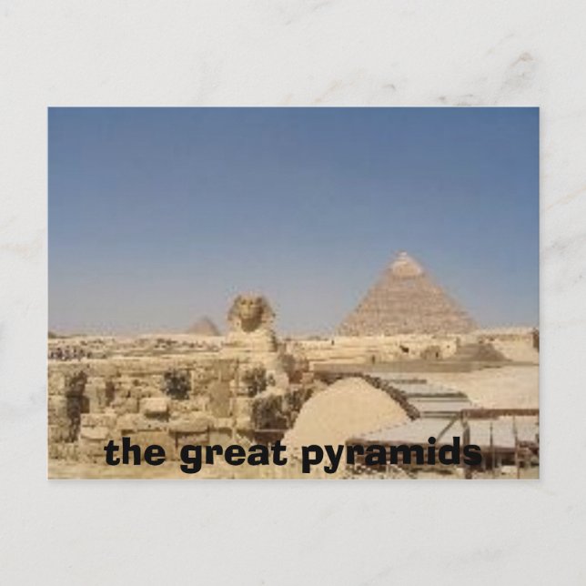 1145422, die großen Pyramiden Postkarte (Vorderseite)